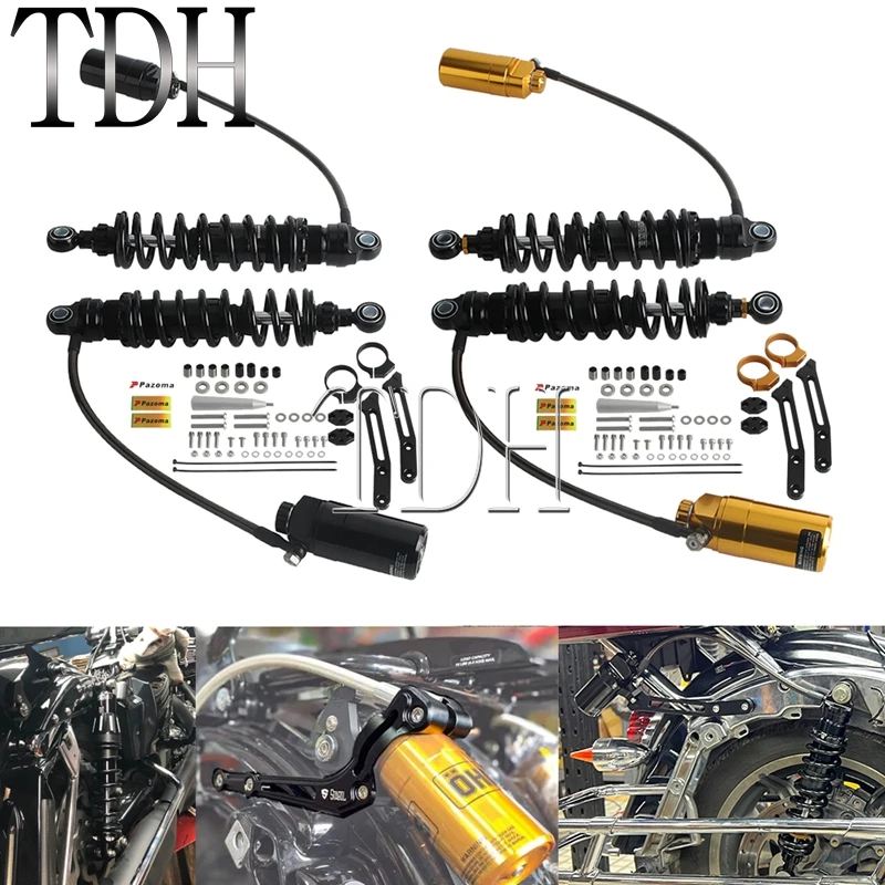 

Регулируемый задний амортизатор Revo ARC с дистанционным резервуаром и кронштейном для Harley Road Glide ST Custom Ultra Limited CVO