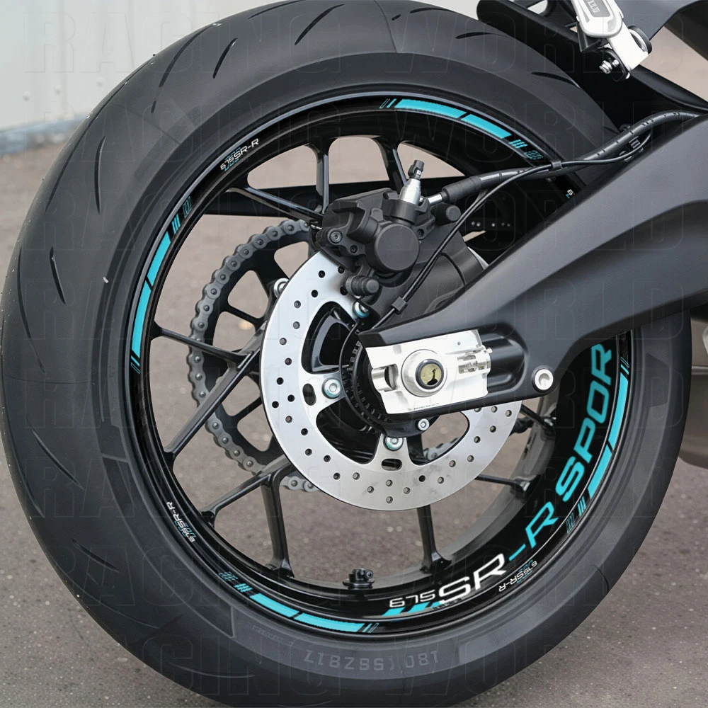 Reflective Wheel Sticker Rim Strips Tape Hub Decal Accessories For CFMOTO 675SR-R 675SRR 675SS