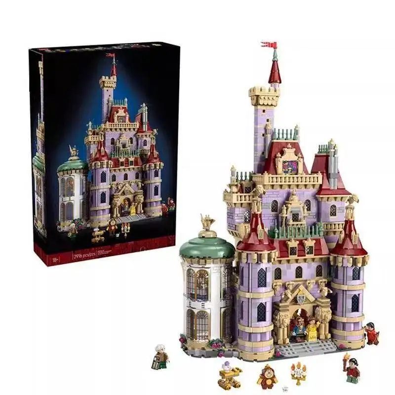 Princess Castle Romantic Toy 43263 Modular Model for Girls Educational Building Blocks Birthday Gift Decorative Toy 2916Pcs