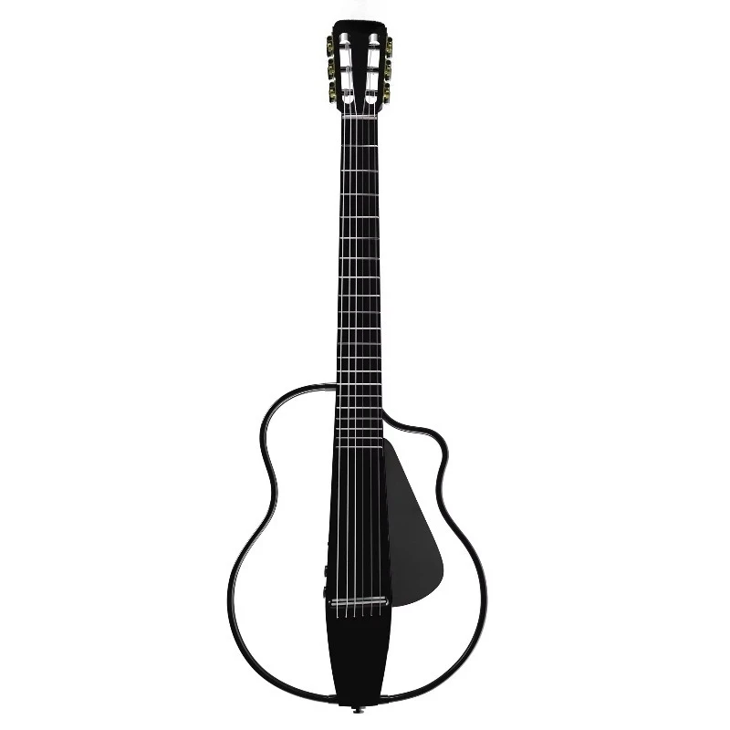 Smart Silent 6-String Bamboo Body Matte Finish 38 Inch Acoustic Guitar Nylon
