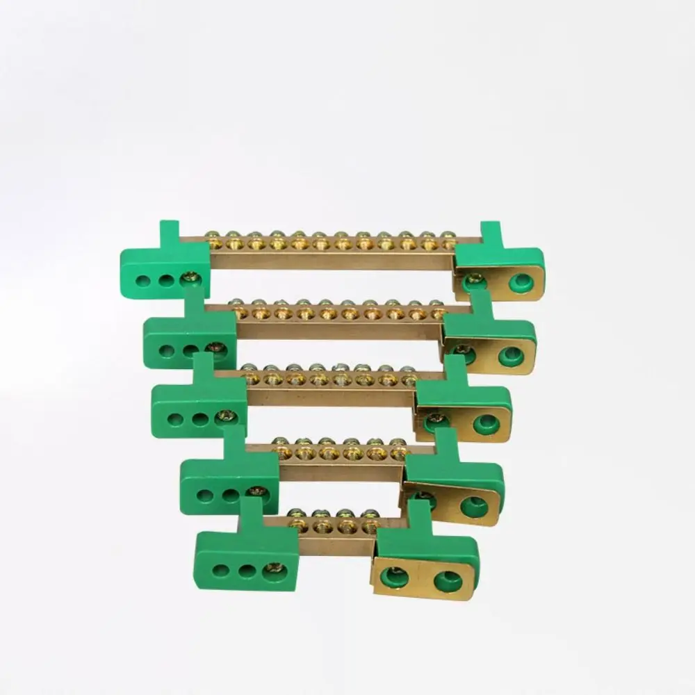 

Good Conductivity Terminals Grounding Multi Positions Corrosion Resistance Easy To Maintain High Bridge Type Ground Bar Brass
