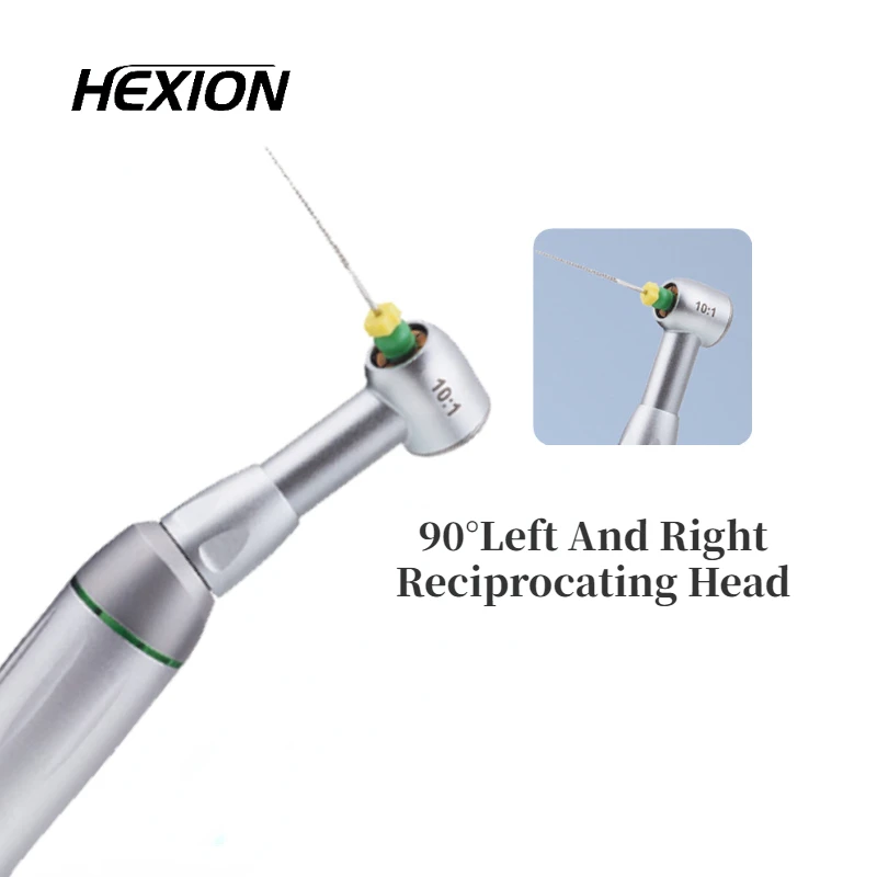 HEXION Dental 90 ° redukcja 10:1 posuwisto-zwrotnego kątnica Spray zewnętrzny do obrotowa ręka endodontycznych