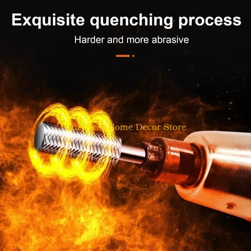 92mf 5pcs Holzbearbeitung Twist Bohrbit Bit Holzschnitzdatei Raspe Drill Bit Elektrisch