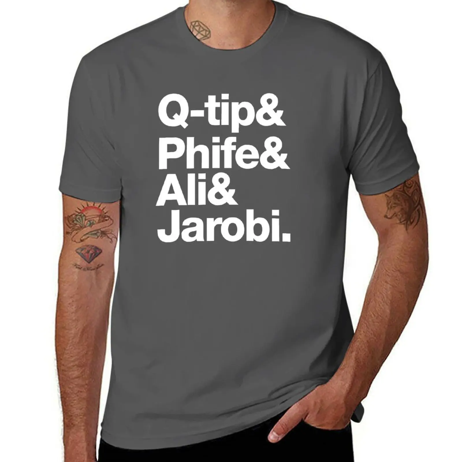 

Q-tip, Phife,Ali and Jarobi Tribe Called Quest T-Shirt t shirts for man pack cotton man t shirt luxury T-Shirt