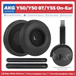 Replacement Ear Pads For AKG Y50 Wired Y50BT Y55 On-Ear Wireless Headphone Accessories Headset Ear Cushion Repair Parts Foam