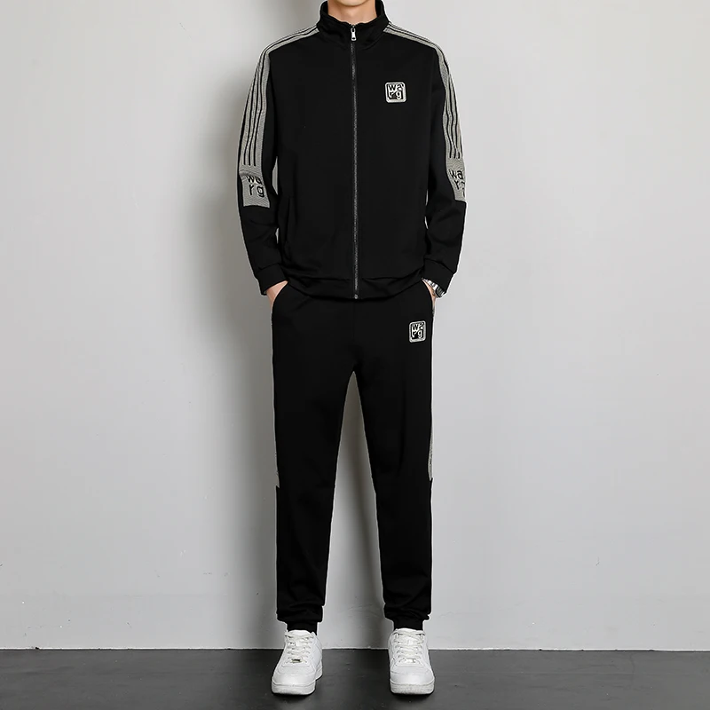 Men Tracksuit Casual Joggers Sportswear T-shirt and Shorts 2 Piece Sets Hip Hop Running Sports Suit  Mens Clothes Summer New