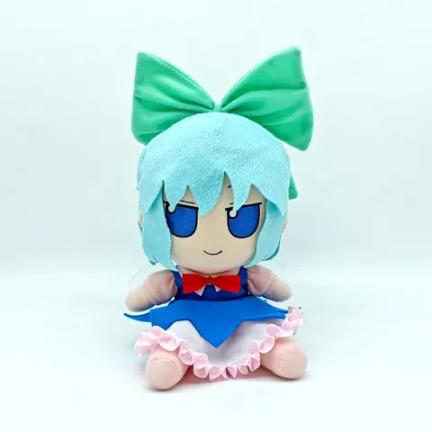 Lovely Plush Touhou FUMO Series Cirno ⑨ - SWR Ice Fairy Stuffed Doll--20cm Height