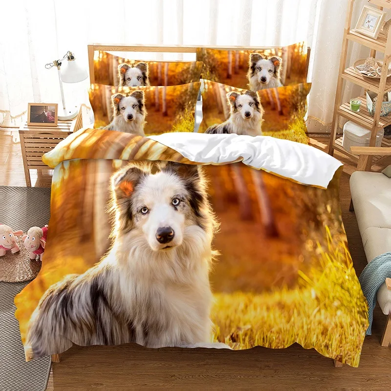 Siberian Husky Bedding Set Duvet Cover Set 3d Bedding Digital Printing Bed Linen Queen Size Bedding Set Fashion Design