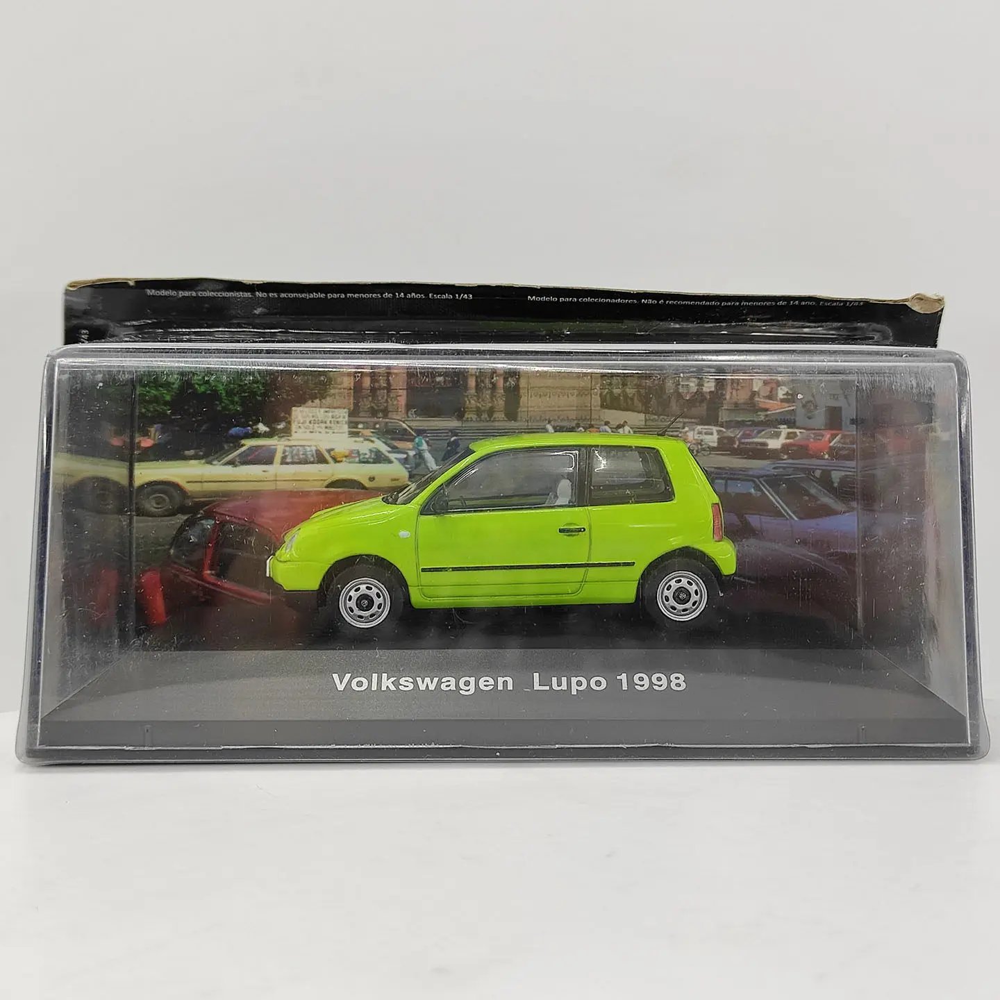 IXO escala 1:43 aleación fundida verde Volkswagen Lupo 1998 coches de juguete modelo clásicos nostalgia regalos para adultos recuerdo pantalla estática