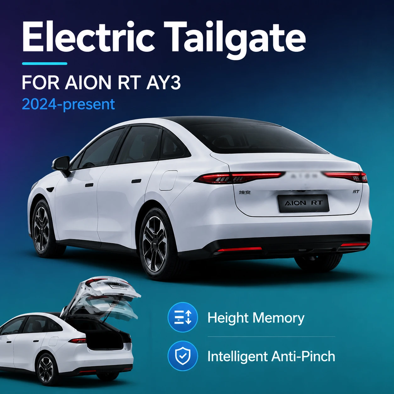For Aion RT AY3 2024-present Electric Modified Tailgate Intelligent Height Automatic Lifting Key-Controlled