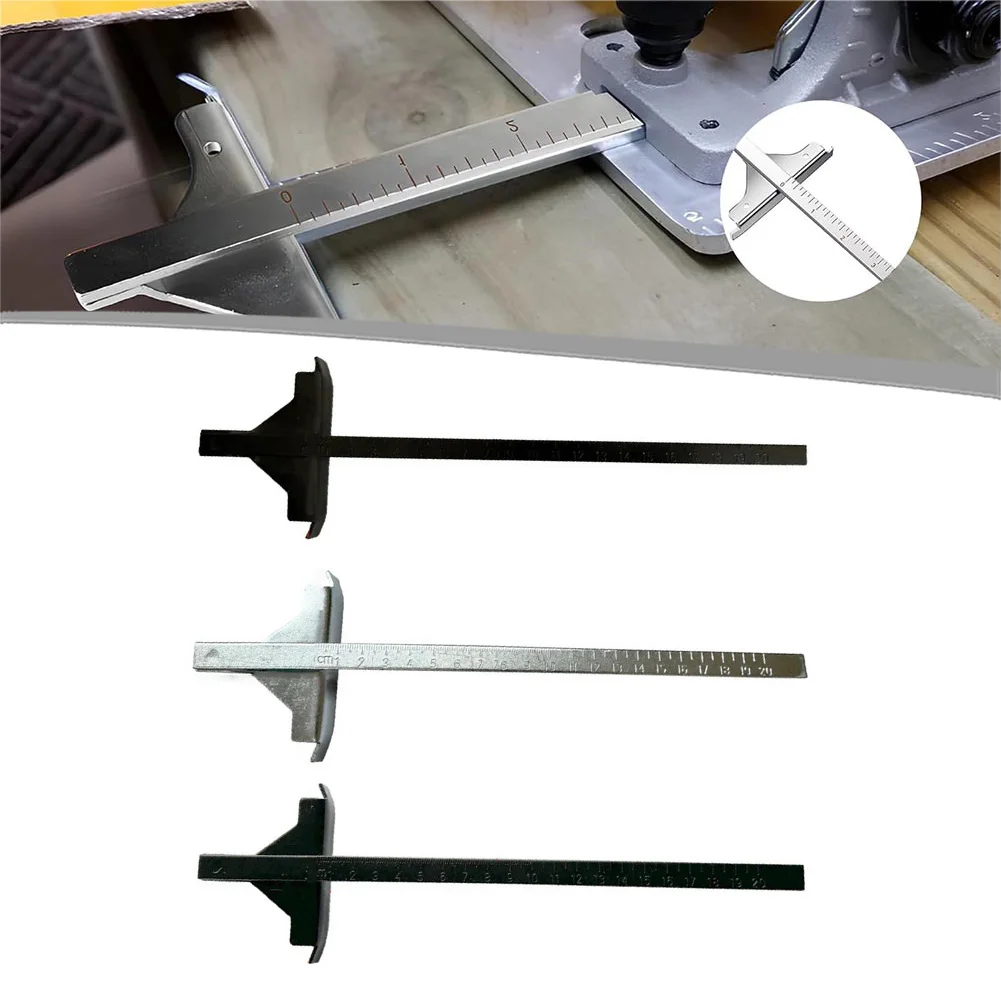 Guia de borda de serra circular 9/11mm com escala para dewalt para dc390k para dw936 serra sem fio acessórios de ferramenta elétrica
