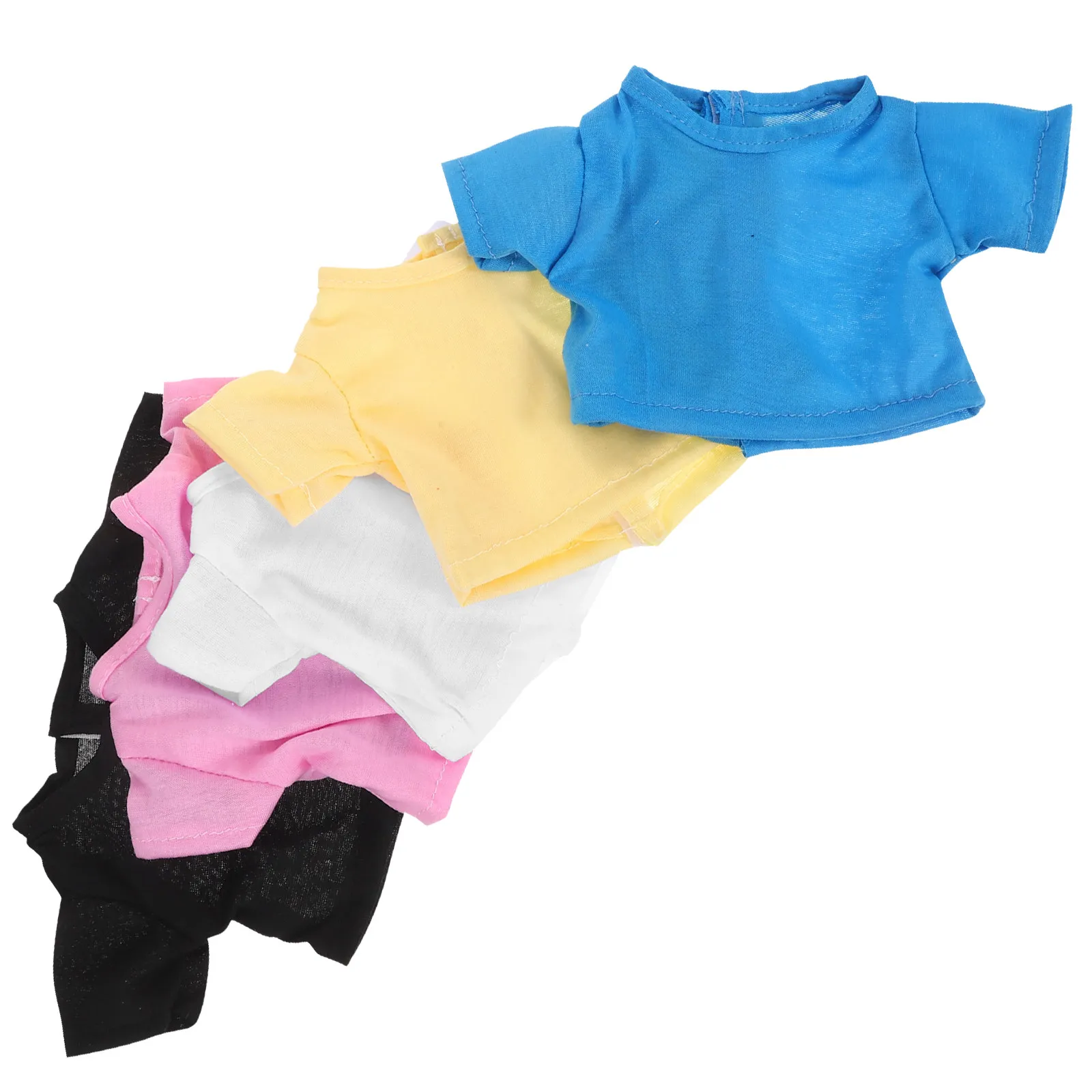 Bear Print Kids T-Shirts Set 5pcs – Soft Cotton Animal Graphic Tops for Boys and Girls