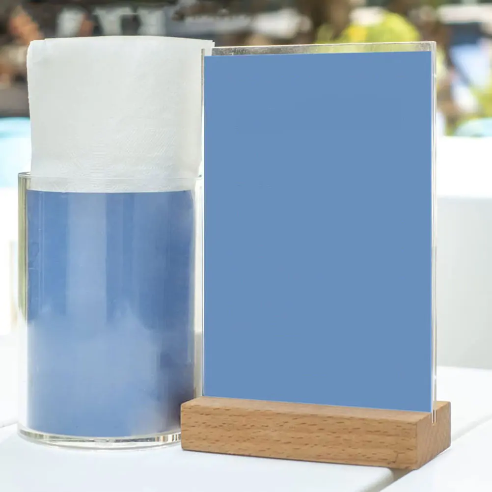 

10pcs 4x6 Transparent Acrylic Photo Frame Clear Craft Board Writable Surface Sturdy Lightweight Glass Alternative DIY Projects