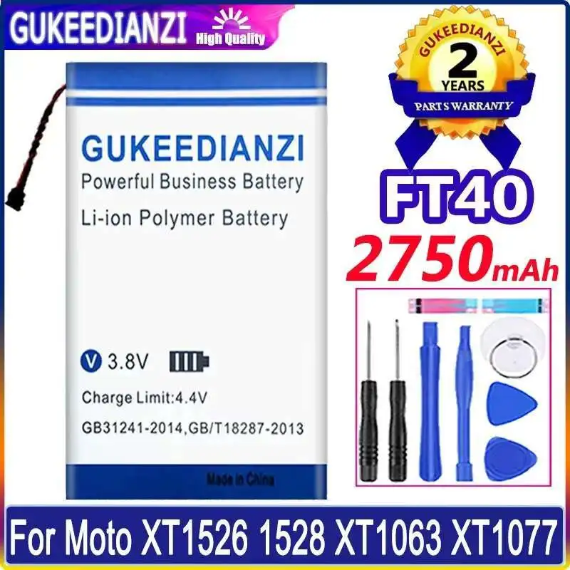 

Mobile Phone Battery FT40 2750Mah For Motorola Moto E 2ND Gen 2E XT1526 XT1527 XT1528 XT1031 XT1063 XT1077