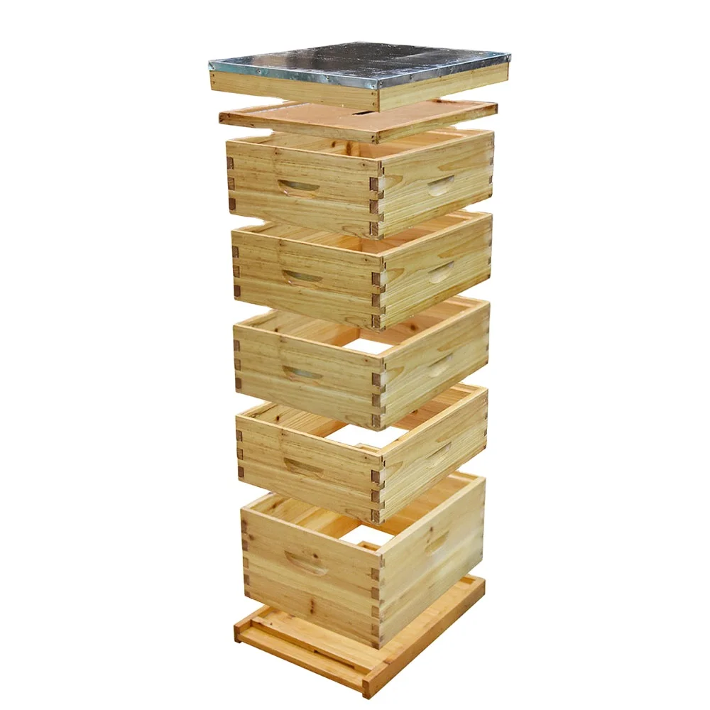 

OEM Factory Wholesale Langstroth Wooden Beehive Bee Hive Box Beekeeping Supplies Bulk Order for Beekeepers