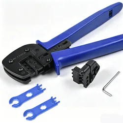 Solar PV Connectors Crimping Tool Ratchet Crimper A-2546b Clamp Tools with 1 Pair Wrench Spanner
