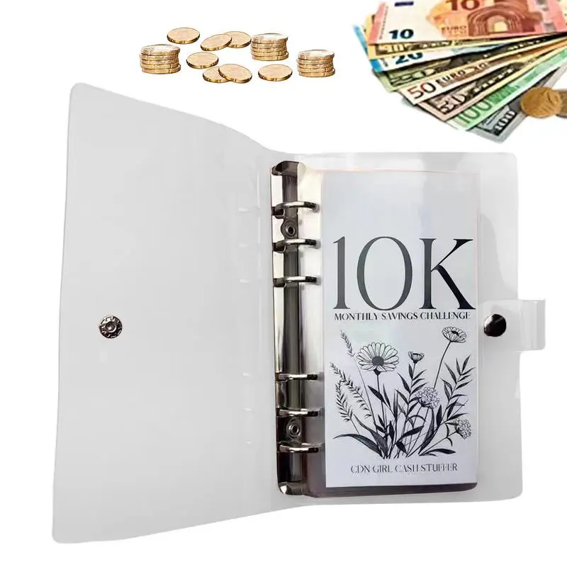 10K Envelopes Money Saving Challenge Budget Planner And Savings Challenges Book Envelopes Money Envelopes For Cash And Savings