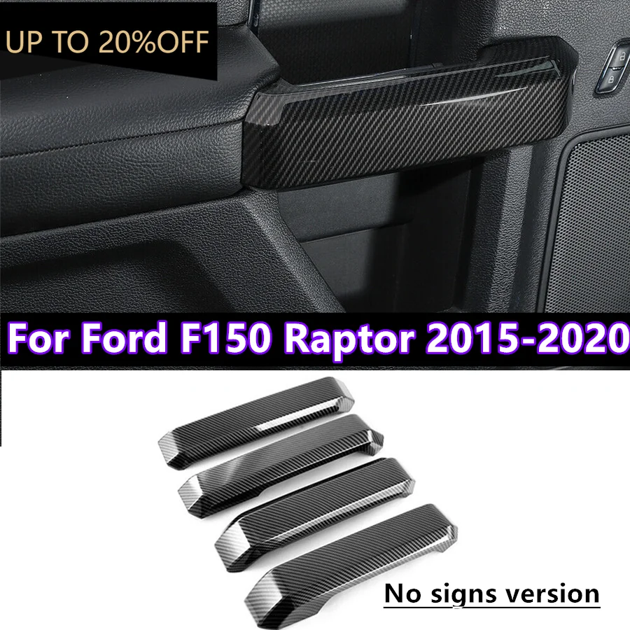 

Накладка на внутреннюю дверную ручку из углеродного волокна для Ford F150 Raptor 2015-20