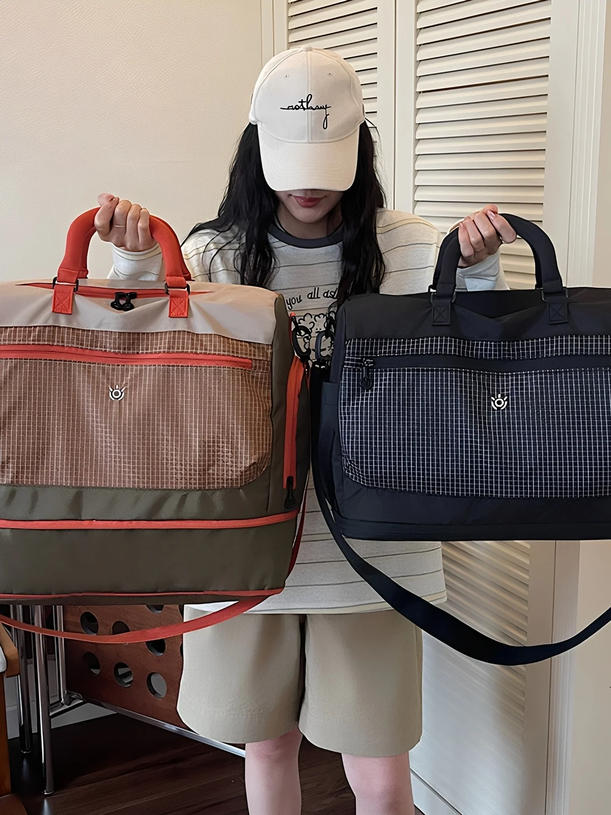large-capacity-travel-bag-women's-short-trip-handheld-lightweight-luggage-bag-men's-travel-storage-sports-fitness-bag