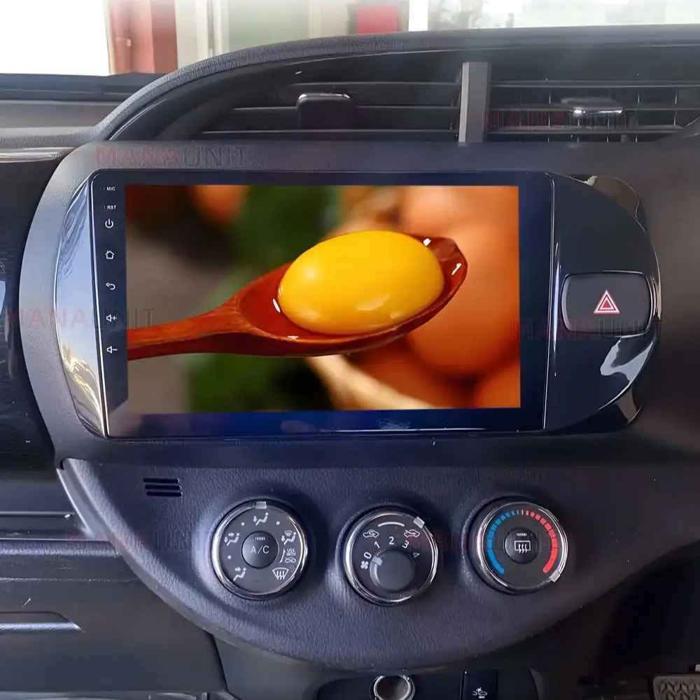 مشغل وسائط متعددة للسيارة لتويوتا ياريس فيتز RHD-، مشغل سيارة ، أندرويد أوتو ، راديو ، ملاحة ، دي في دي ، نظام تحديد المواقع ، ستيريو ، وحدة رئيسية #2