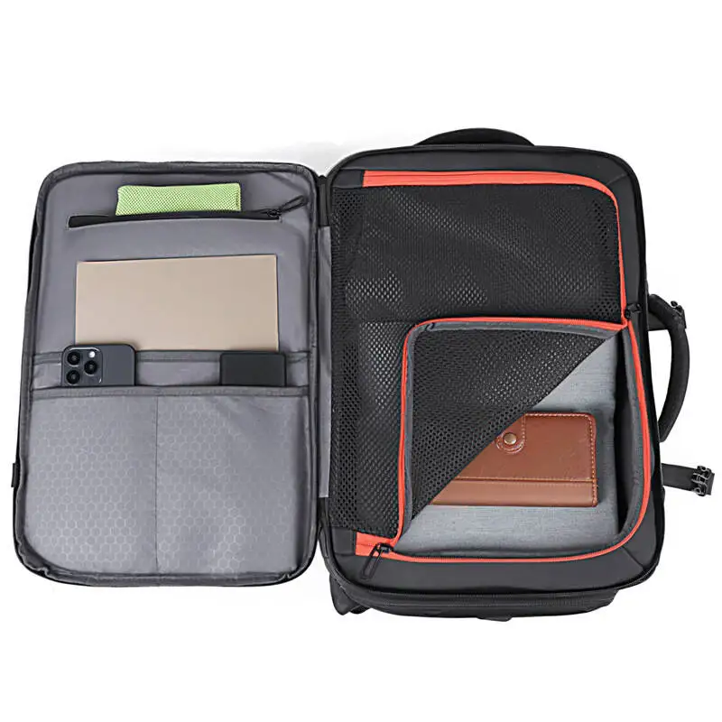Unisex Vacuum Compression Solid Color Simple Travel Backpack, Large Capacity And Durable Multi-compartment Carry-on Bag