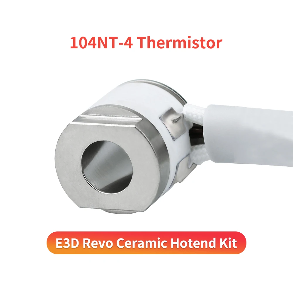 Revo Ceramic Hotend Kit 24V 40W 104NT-4 Thermistor Fast heating Heated Block Kit All-in-one Bimetal Nozzles 3D Printer Part