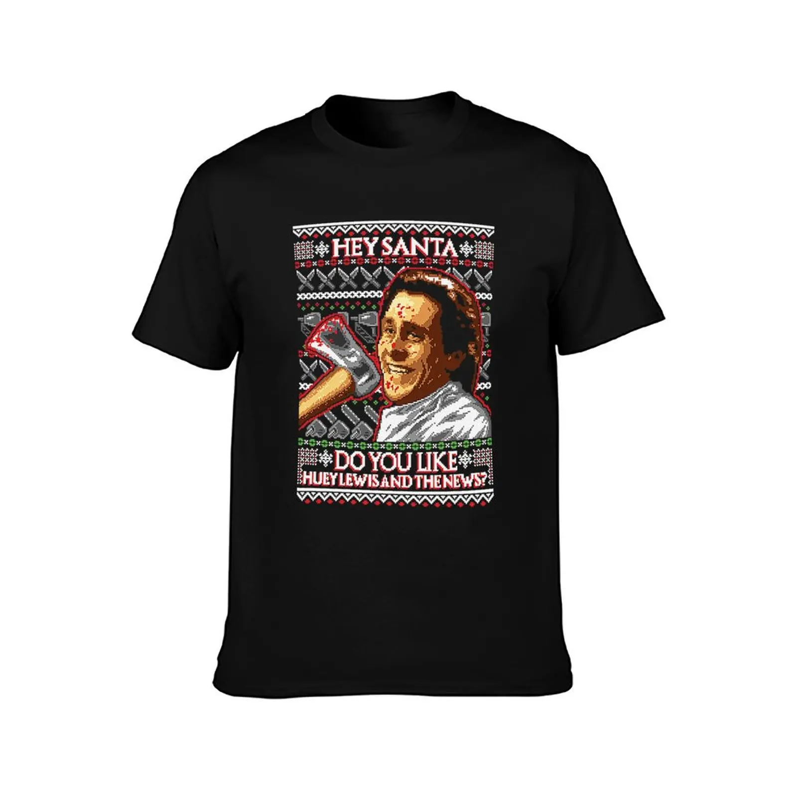 American Santa T-Shirt Cool Feeling Summer Tee Shirt T-Shirt
