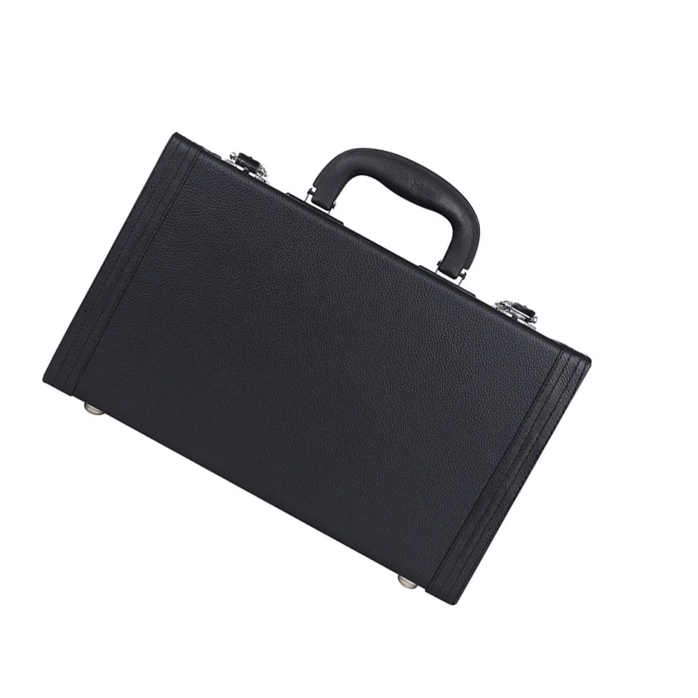 

Shockproof Black Clarinet Box Hard Case Reinforced Handle Portable Clarinet Carrying Tool Storage Musical Instrument Accessory
