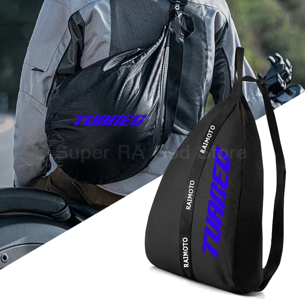 

For Tuareg 2021 2022 2023 Motorcycle Accessories Helmet Backpack Large Capacity Travel Bags Reflective