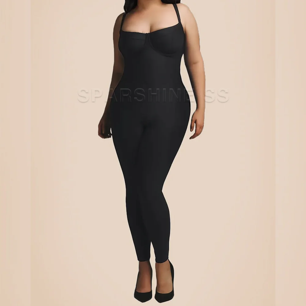 

Jumpsuits for Women Yoga Workout Seamless One Piece Bodycon Length Pants Body Shaper Chest Enhancing Corrective Underwear Corset