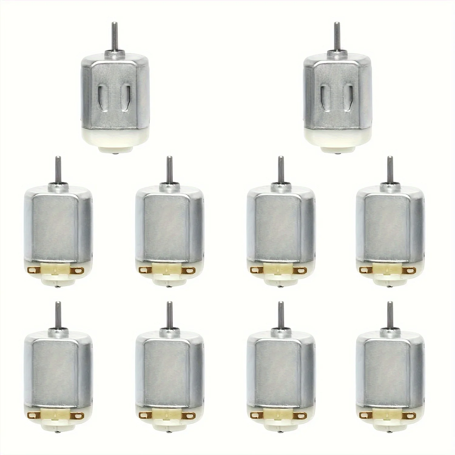 5PCS DC micro motors, DC3-6V power supply voltage, suitable for DIY electronics enthusiasts, suitable for Arduino