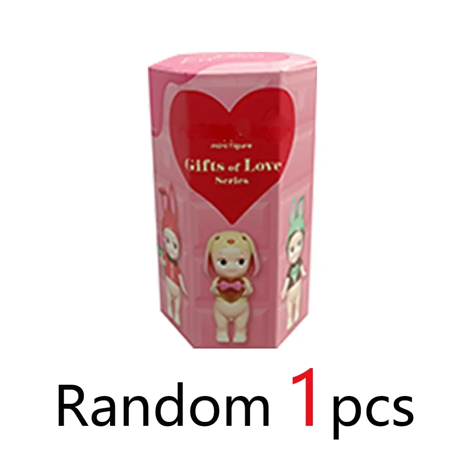 Caja de muñeca bonita، regalo de la serie Love، figuras de animals de Anime، adornos، mucionesas، adorno de coche de escritos #6