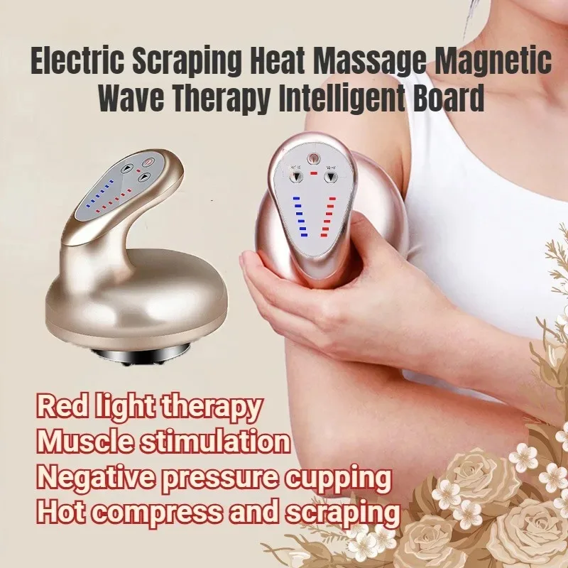 

Heating Cupping Therapy Set Electric Suction Cup Anti Cellulite Massage Vacuum Cans Physiotherapy for Back Legs Gua Sha Cupping
