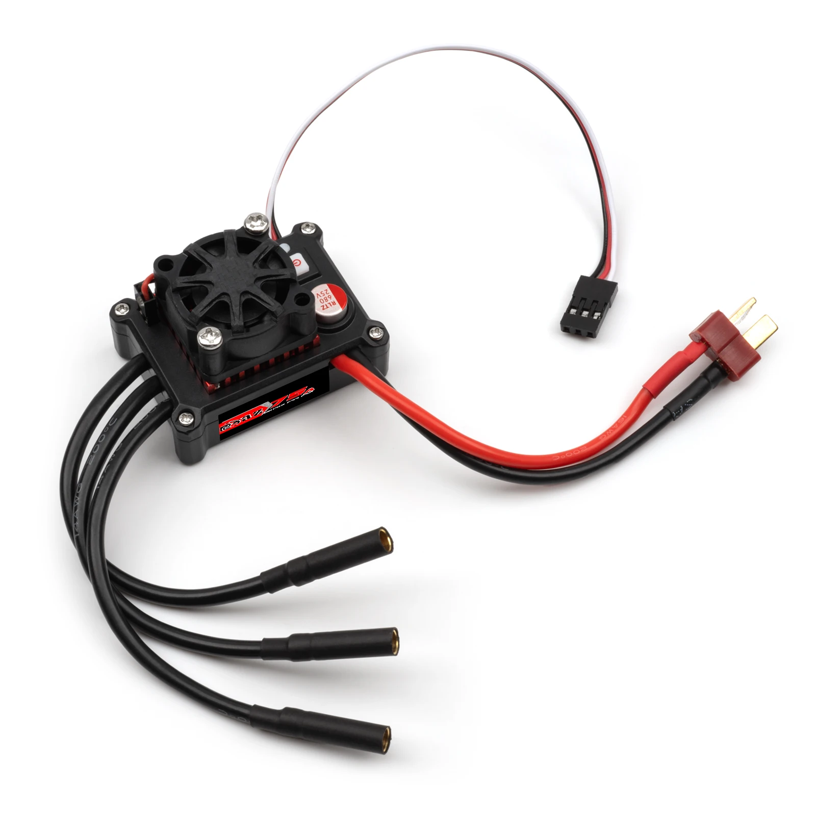 RCXAZ 3650 محرك بدون فرشاة 75A ESC طقم بدون فرش مناسب لـ 1/10 RC Arrma Traxxas HSP Redcat RC4WD Tamiya Axial SCX10 D90 HPI