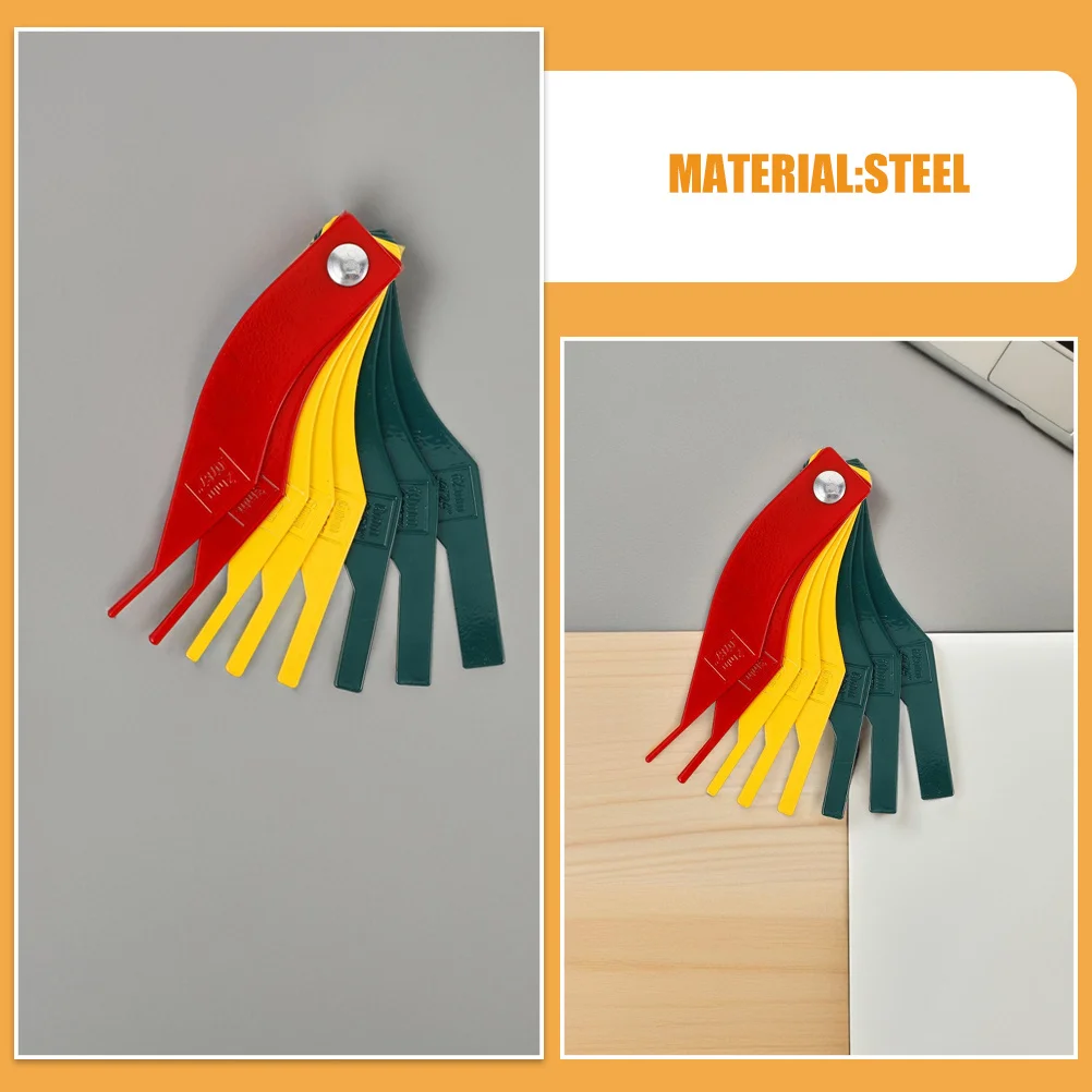 2Pcs Brake Pad Thickness Gauge Multi-Compatibility Brake Disc Measuring Tool for Fast Car Maintenance Performance Safety