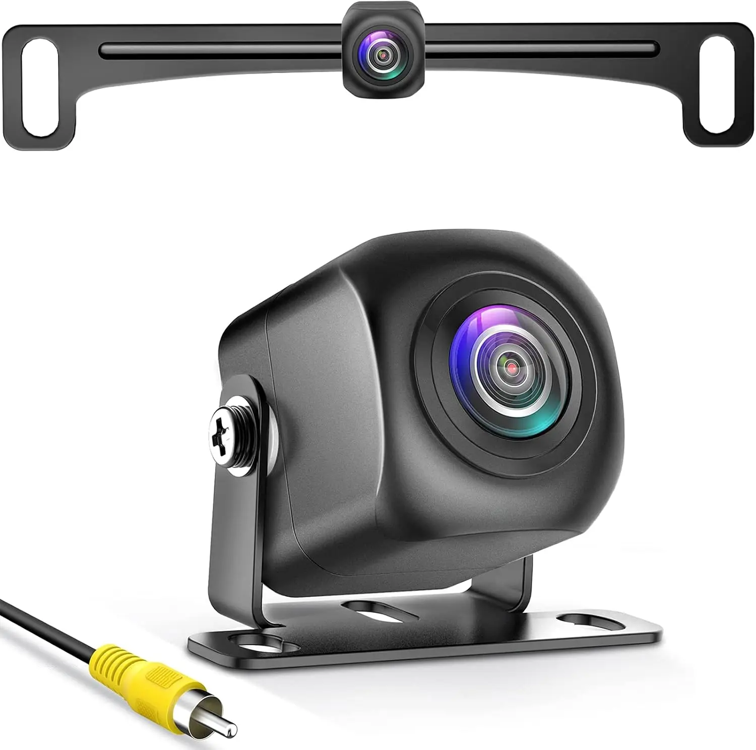 

AHD 1080P Backup Camera, Metal 170° Wide Angle Rearview Reversing Camera with Clear Night Vision IP69 Waterproof for Car SUV RV