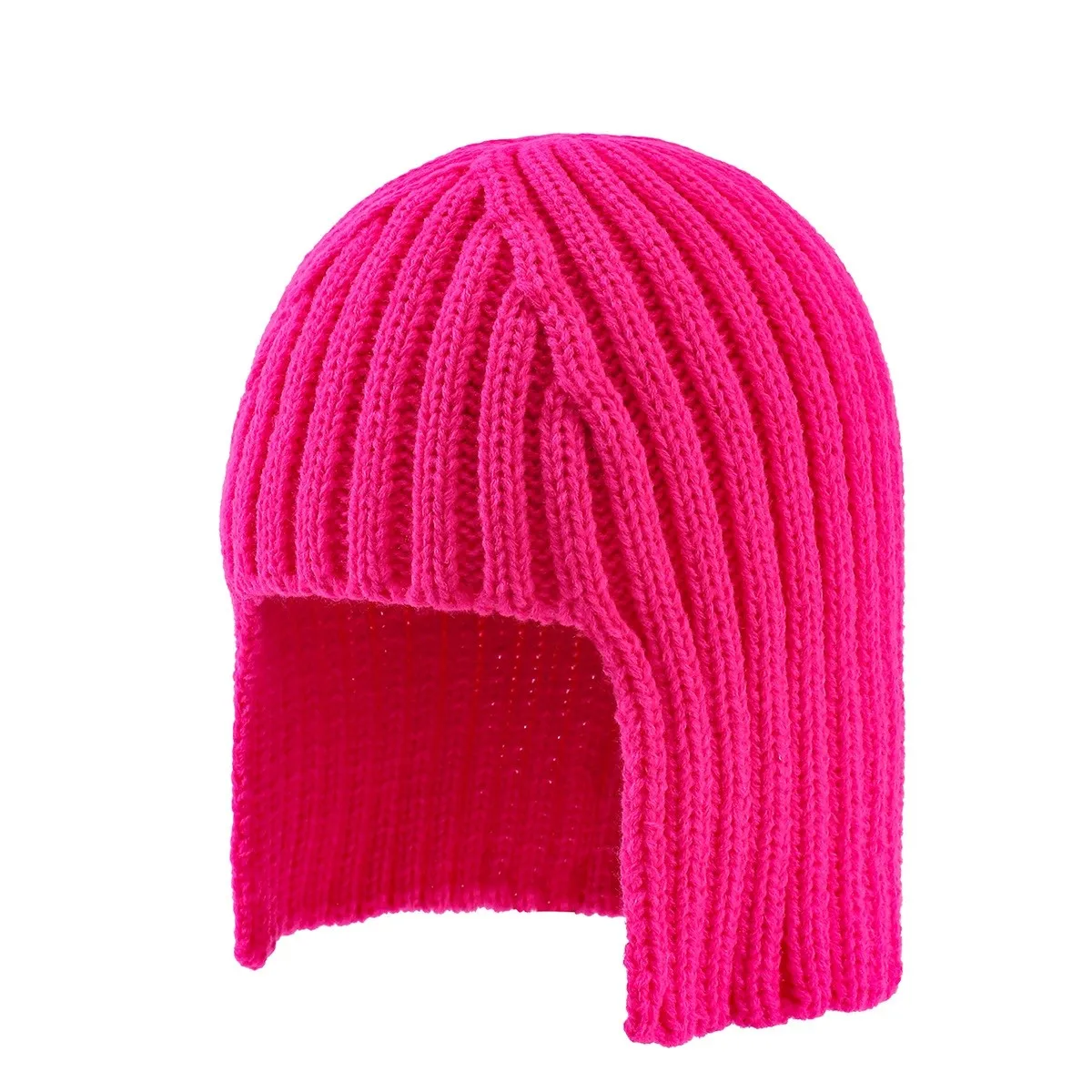 Hot Girl Perücke Strickmütze für Damen, warmer Gehörschutz für Herbst und Winter, Kopfbedeckung, modische Wollmütze im Einkaufsstil – Detail 20