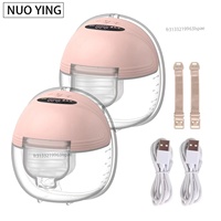 Wearable Breast Pump Hands Free Electric Portable Wearable Breast Pumps Slient BPA-free Breastfeeding Milk Collector