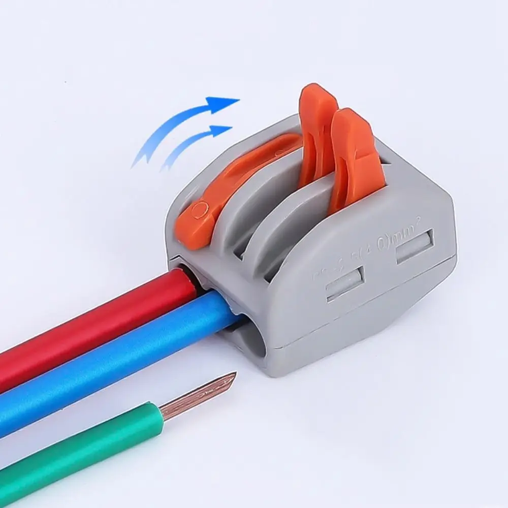 Mini Fast Connector Quick Terminal Block Compact Splice Electrical Connectors Small Wiring Connector Electrical Supplies