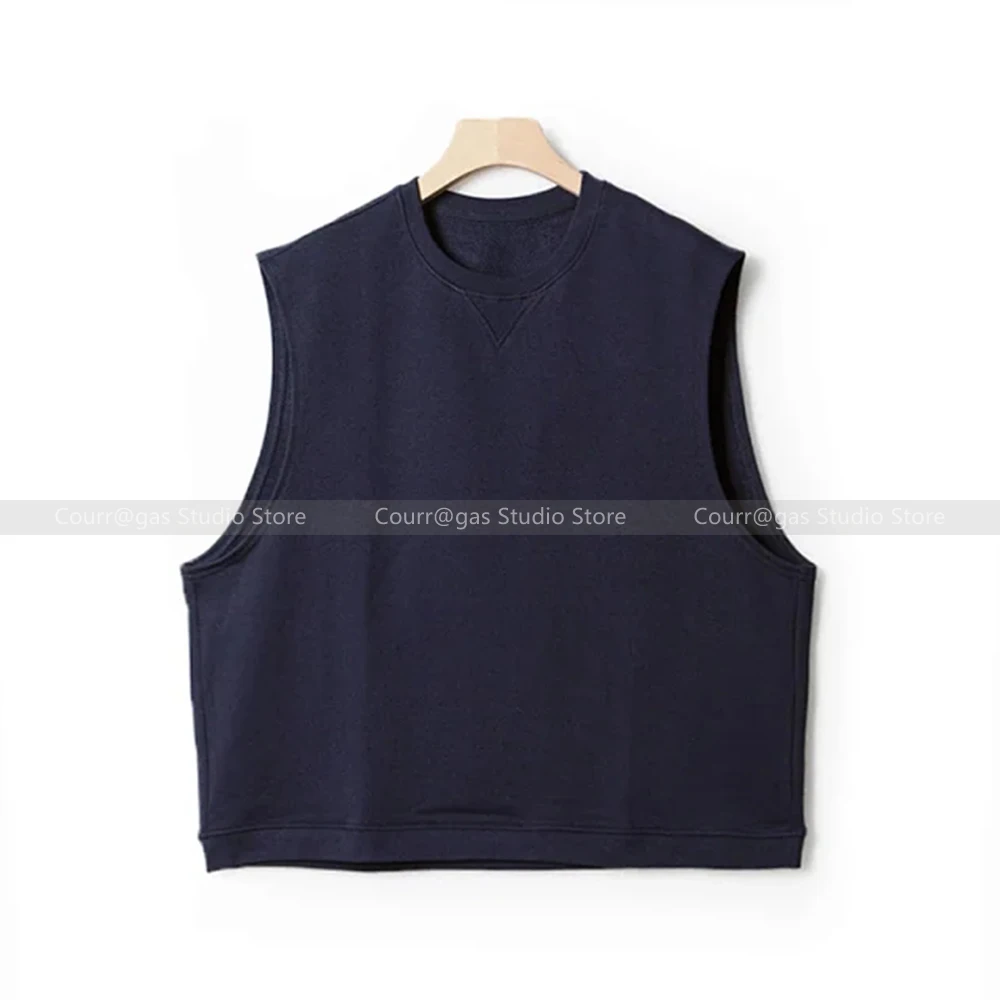 

2024 Early Autumn New Letter Embroidery Casual Sports Sleeveless Vest Top + Elastic Waist Drawstring Shorts Set