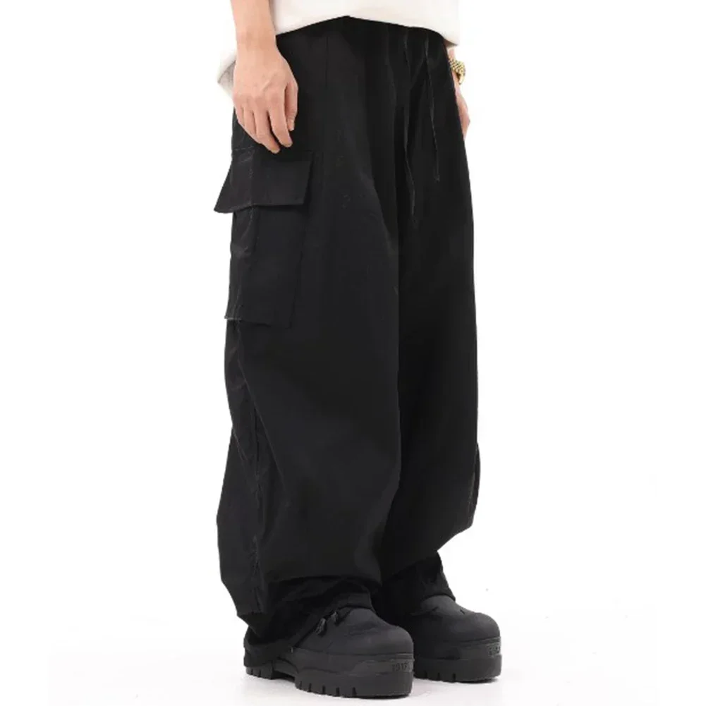 

Men Clothing Cargo Pants Vacation Casual Classic Comfortable Daily Drawstring Fashion Holiday Multi Flap Pockets