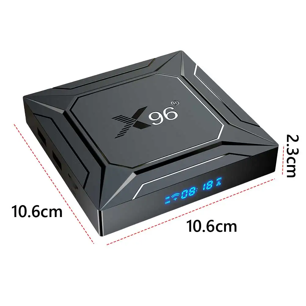 X96 M200 Android 14 Smart TV Box Amlogic S905X5M 4GB 64GB 1000M Android TV Box 2.4G&5G Dual WIFI TV Box DDR4 Smart Set Top Box