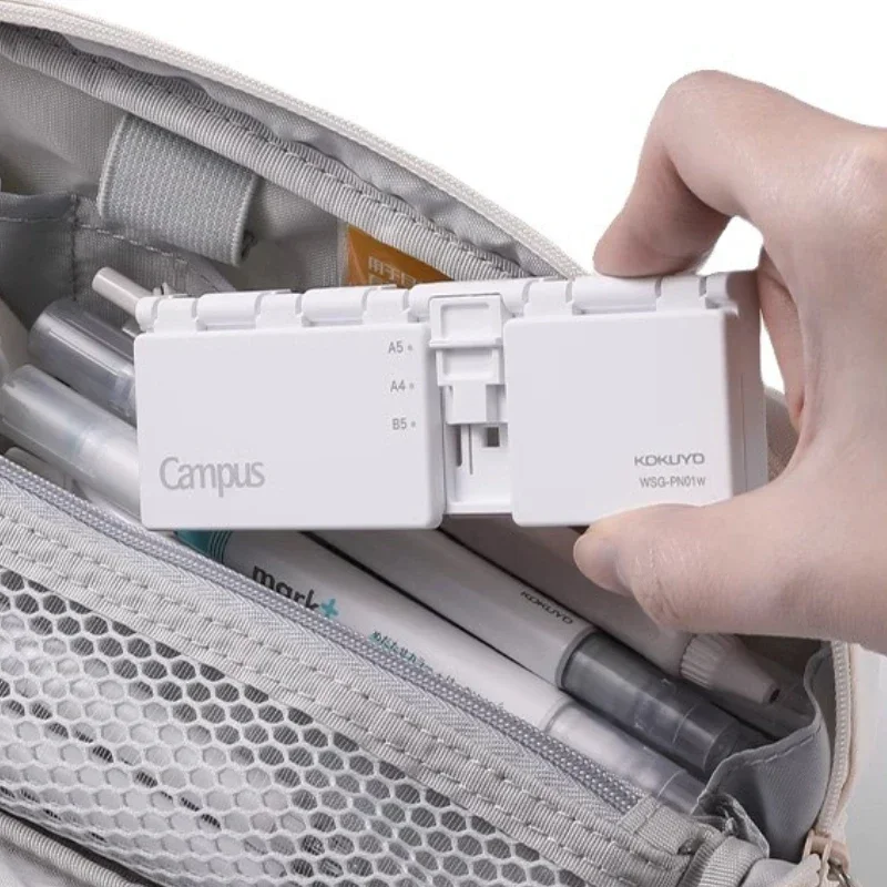 Manual Portable Ring Binder Hole Punch Office Binding Supplies Household 8-hole Loose-leaf Hole Punch Small Perforating Machine