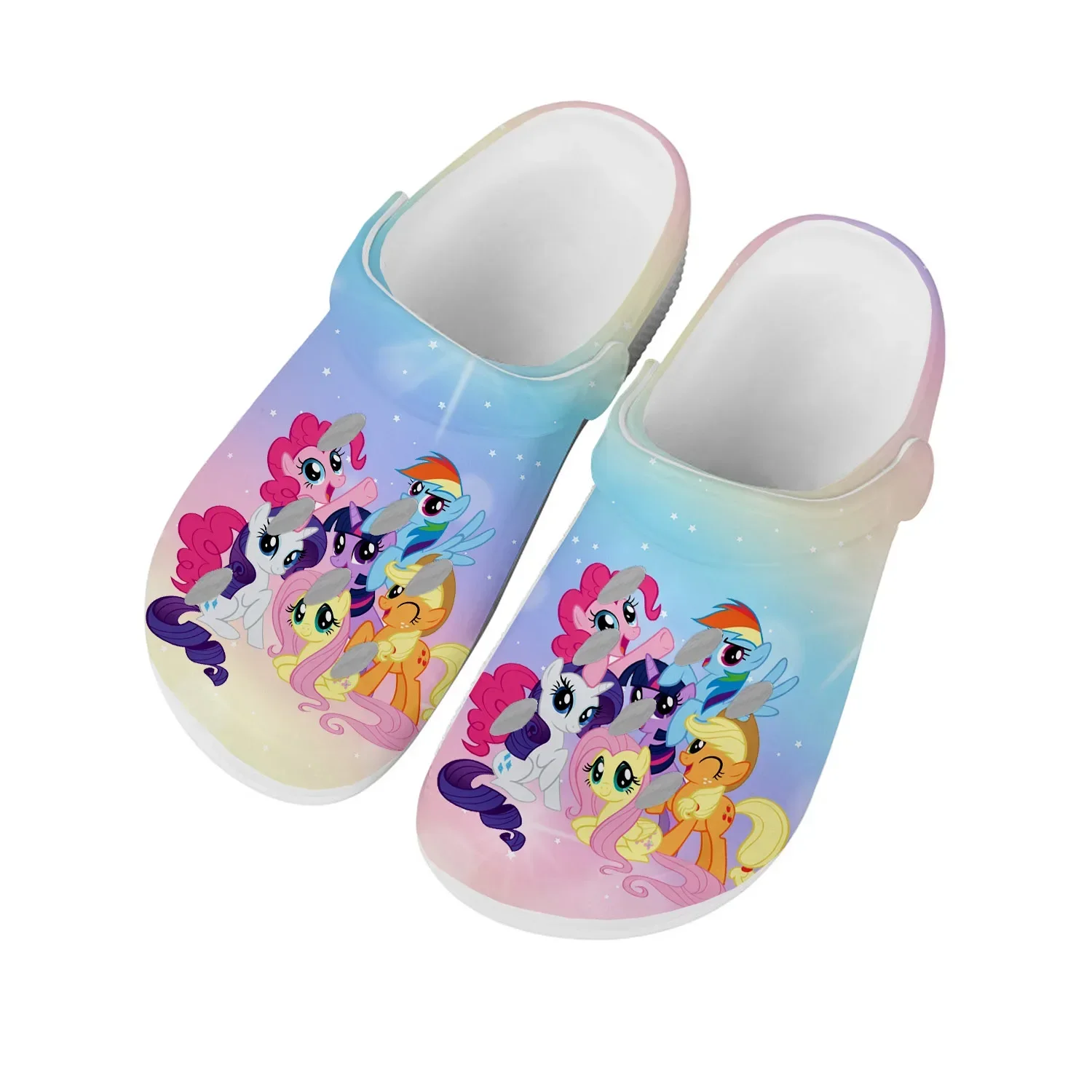 

Rainbow pony Home Clogs Men Women Youth Boy Girl Tailor Made Water Shoe Anime Cartoon Garden Beach Hole Slippers Sandals