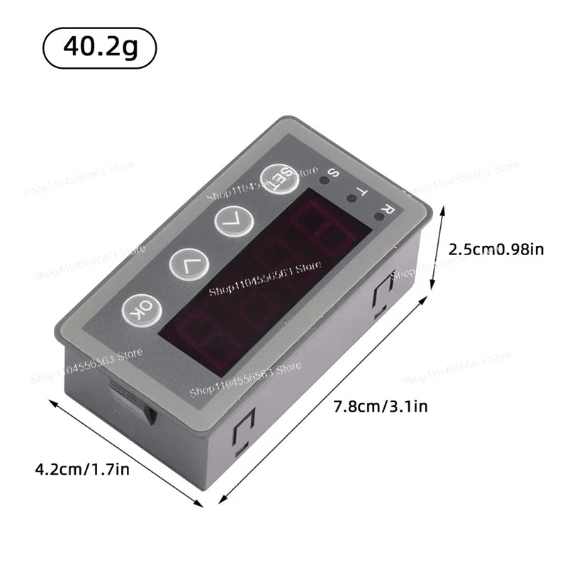 Digital Display Meter, Analog Input 0-10V 0-20mA 2-10V 4-20mA for Signal Monitoring and Process Control
