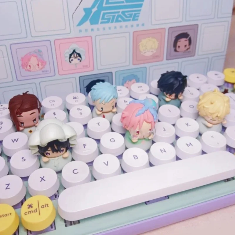 Alien Stage Free Stage Series Mechanical Keycaps Blind Boxes Desktop Ornaments Trendy Toys Girls Holiday Gifts Anime Peripherals