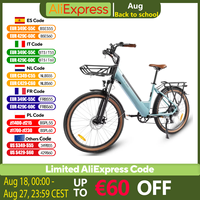 KAISDA K601 Electric Bcycle 250W 36V16AH Removable Lithium Battery Adult Riding Electric Bike 26-inch Tire Urban Travel E-bike