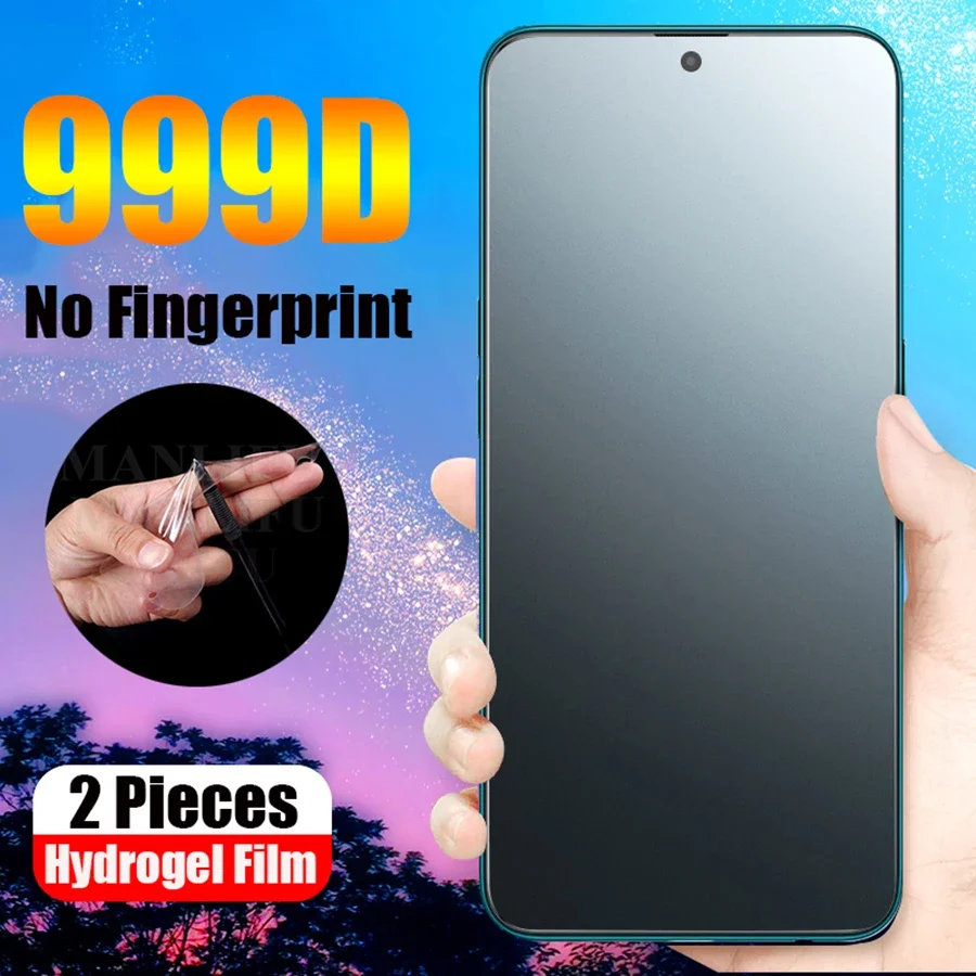 

Matte Hydrogel Film For Xiaomi Mi 11 12T Note 10 Lite Poco M3 X3 Redmi Note 9s 8 8T 9 10 11 Pro No Fingerprint Screen Protector