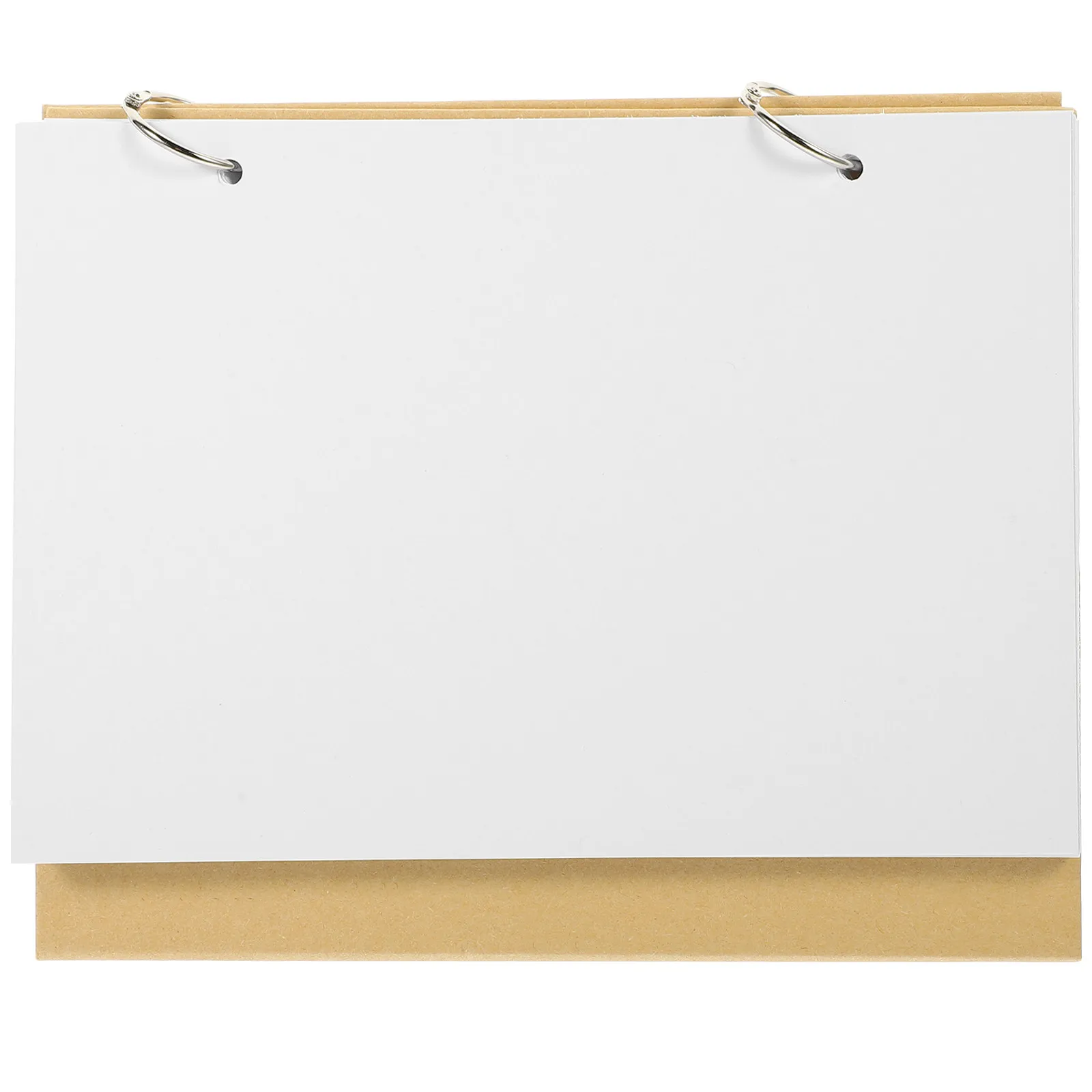 

Blank Desk Calendar DIY Standing Calendar Light Compact Design for Office School Home Decoration Easy to Carry Space Saving