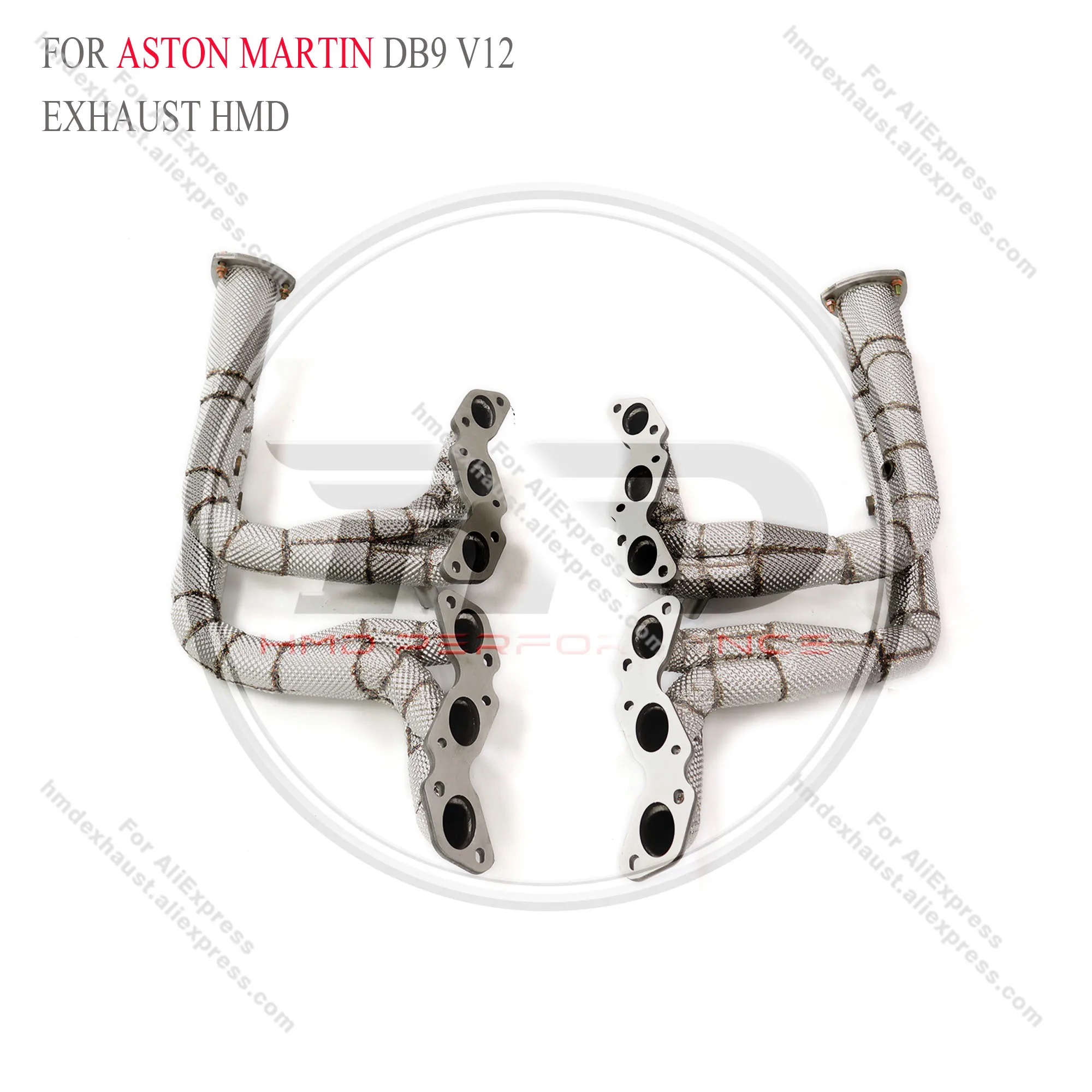 HMD Exhaust System Resonant tube for Aston Martin Rapide V12 6.0L